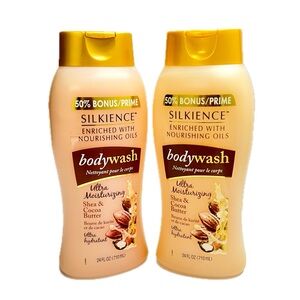 Silkience Shea & Cocoa Butter Ultra Moisturizing Enriched Body Wash 24 fl oz